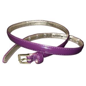 Studio 54 Vegan Leather Skinny Belt